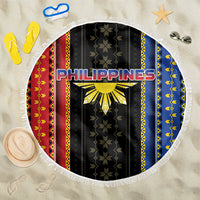 Philippines Filipinos Beach Blanket Igorot Tribal Inspiration Pattern Style