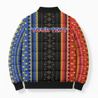 Personalised Philippines Filipinos Bomber Puffer Jacket Igorot Tribal Inspiration Pattern Style