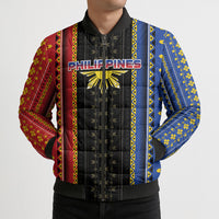 Personalised Philippines Filipinos Bomber Puffer Jacket Igorot Tribal Inspiration Pattern Style