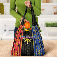 Philippines Filipinos Grocery Bag Igorot Tribal Inspiration Pattern Style