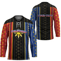 Personalised Philippines Filipinos Hockey Jersey Igorot Tribal Inspiration Pattern Style