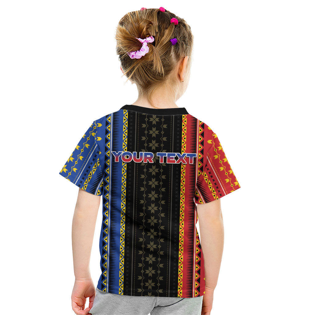 Personalised Philippines Filipinos Kid T Shirt Igorot Tribal Inspiration Pattern Style