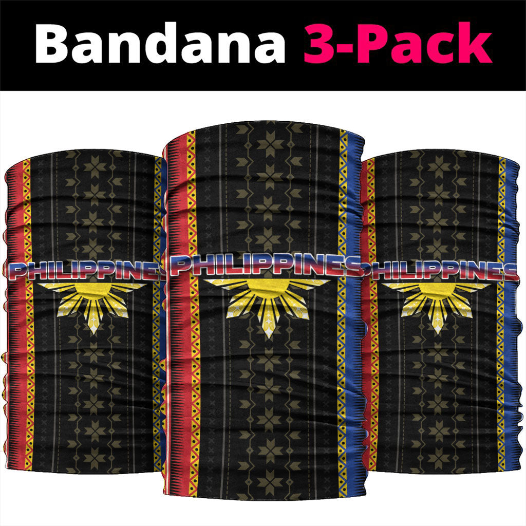 Philippines Filipinos Neck Gaiter Igorot Tribal Inspiration Pattern Style