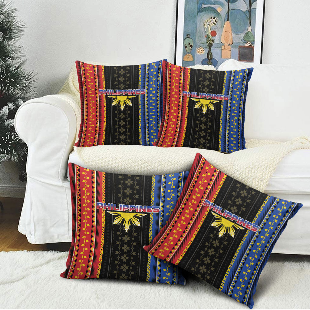 Philippines Filipinos Pillow Cover Igorot Tribal Inspiration Pattern Style