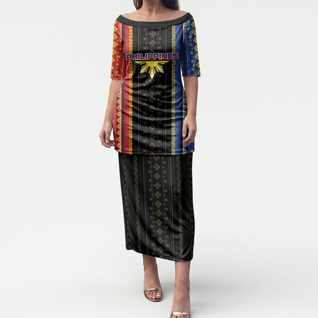 Personalised Philippines Filipinos Puletasi Igorot Tribal Inspiration Pattern Style