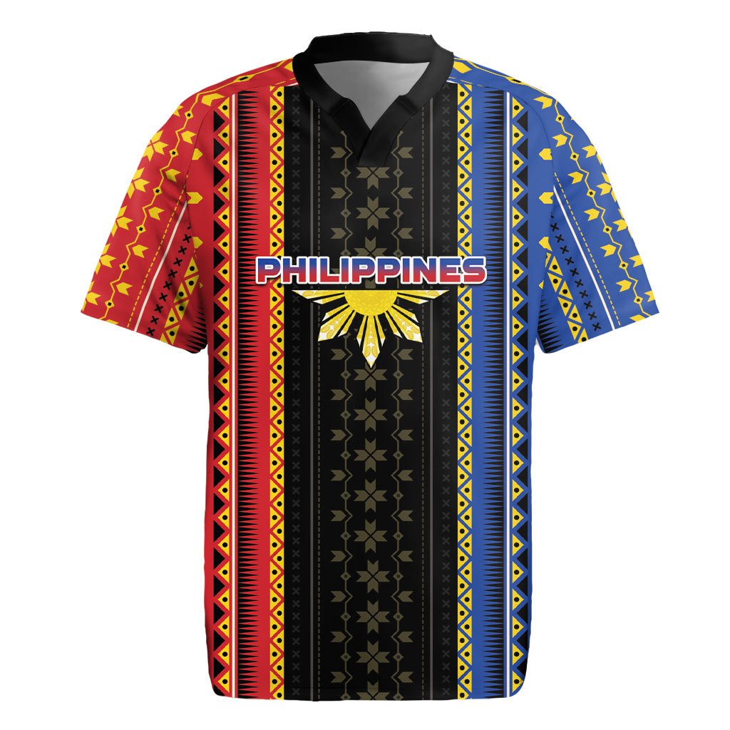 Personalised Philippines Filipinos Rugby Jersey Igorot Tribal Inspiration Pattern Style