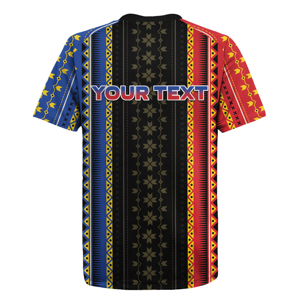 Personalised Philippines Filipinos Rugby Jersey Igorot Tribal Inspiration Pattern Style