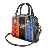 Philippines Filipinos Shoulder Handbag Igorot Tribal Inspiration Pattern Style