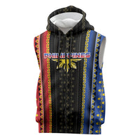 Personalised Philippines Filipinos Sleeveless Zip Hoodie Igorot Tribal Inspiration Pattern Style