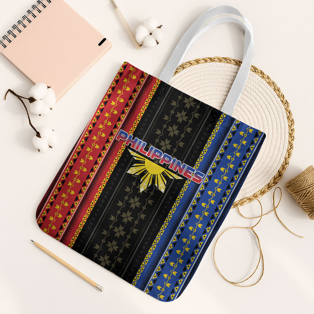 Philippines Filipinos Tote Bag Igorot Tribal Inspiration Pattern Style