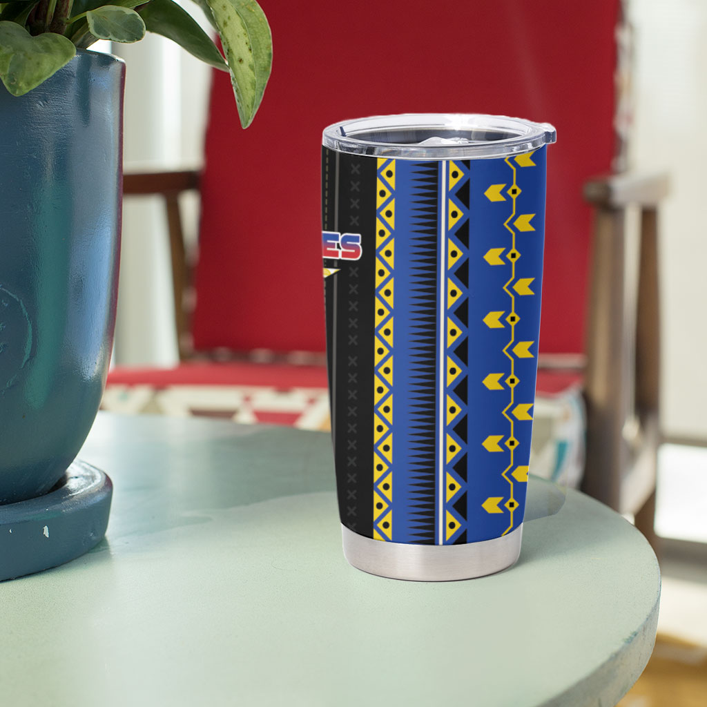 Philippines Filipinos Tumbler Cup Igorot Tribal Inspiration Pattern Style