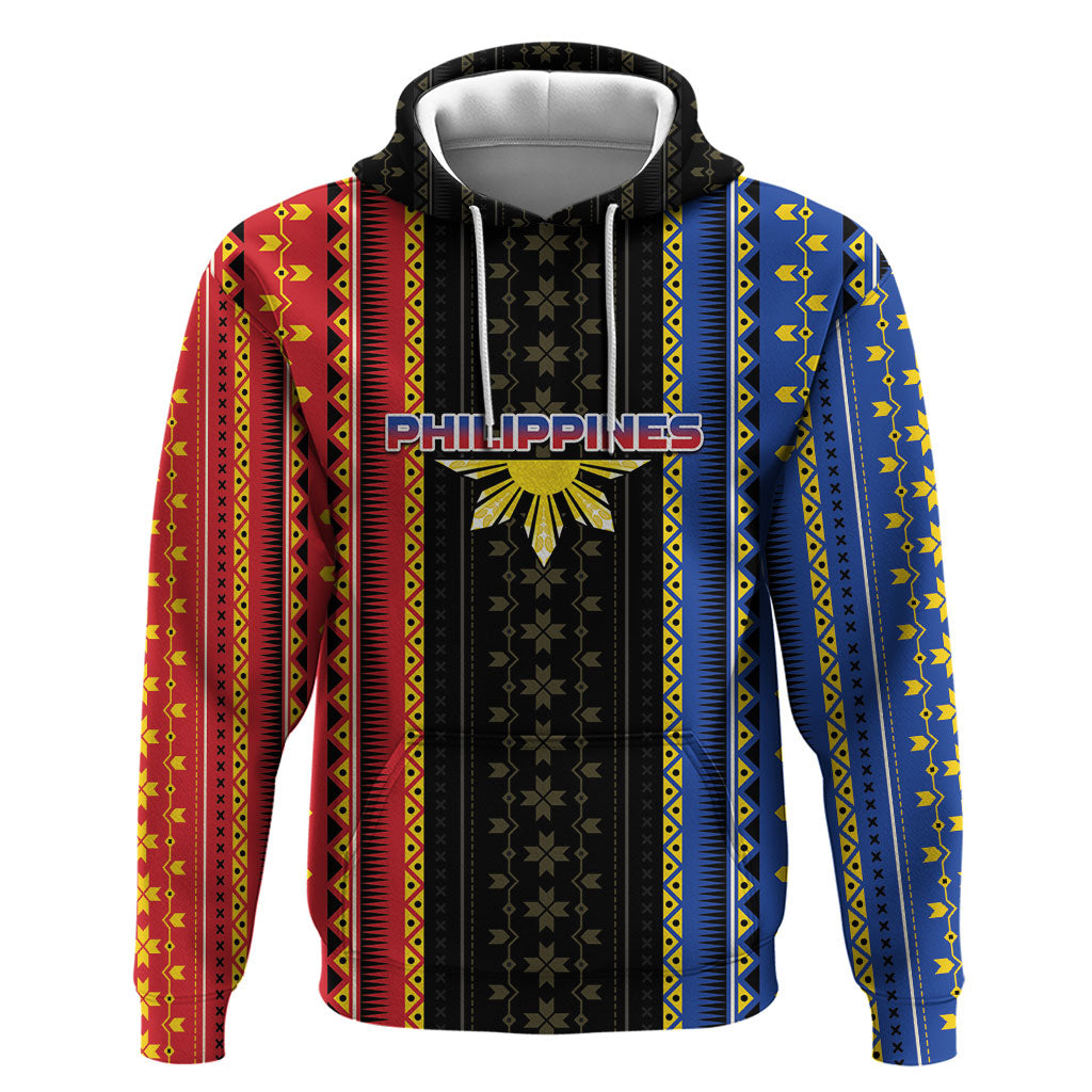 Personalised Philippines Filipinos Zip Hoodie Igorot Tribal Inspiration Pattern Style