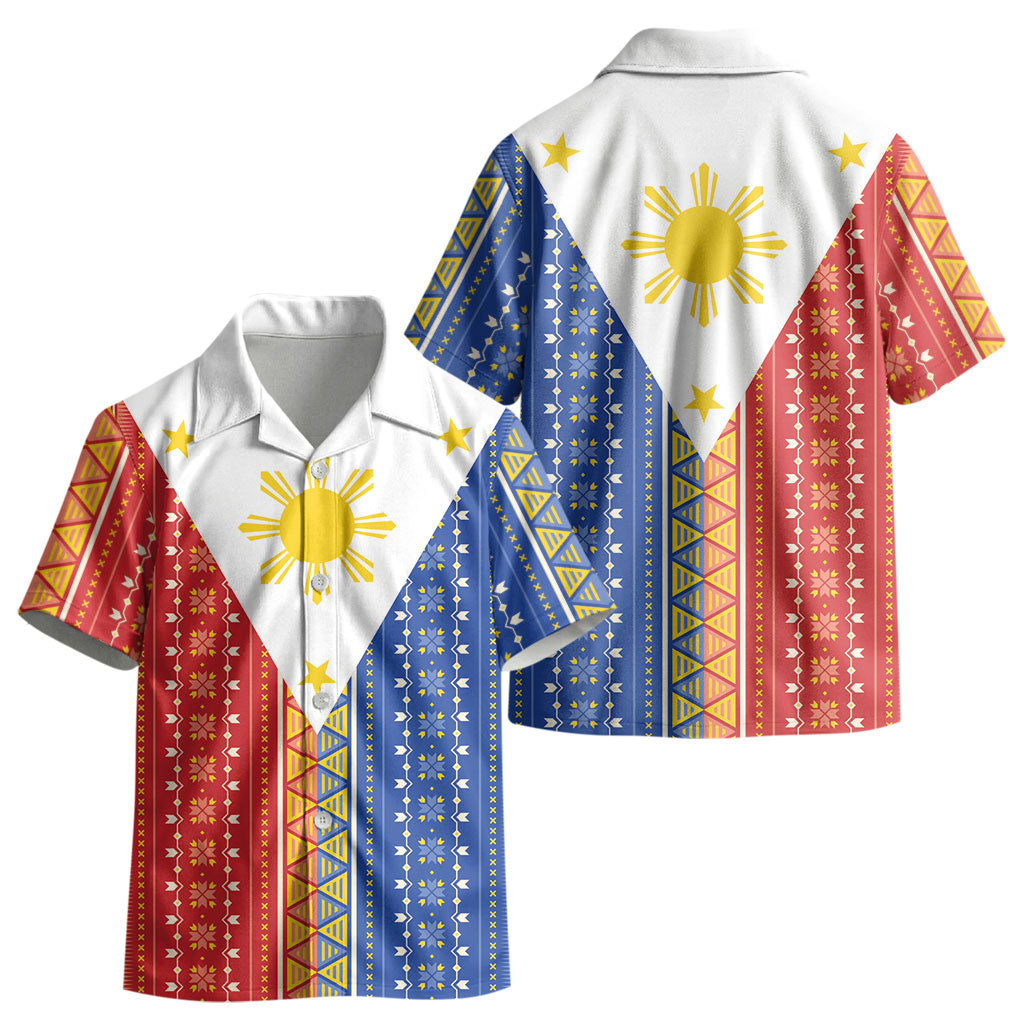 Philippines Sun Kid Hawaiian Shirt Igorot Tribal Inspiration