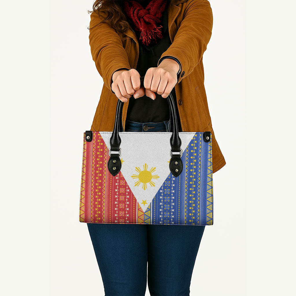 Philippines Sun Leather Bag Igorot Tribal Inspiration