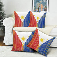 Philippines Sun Pillow Cover Igorot Tribal Inspiration