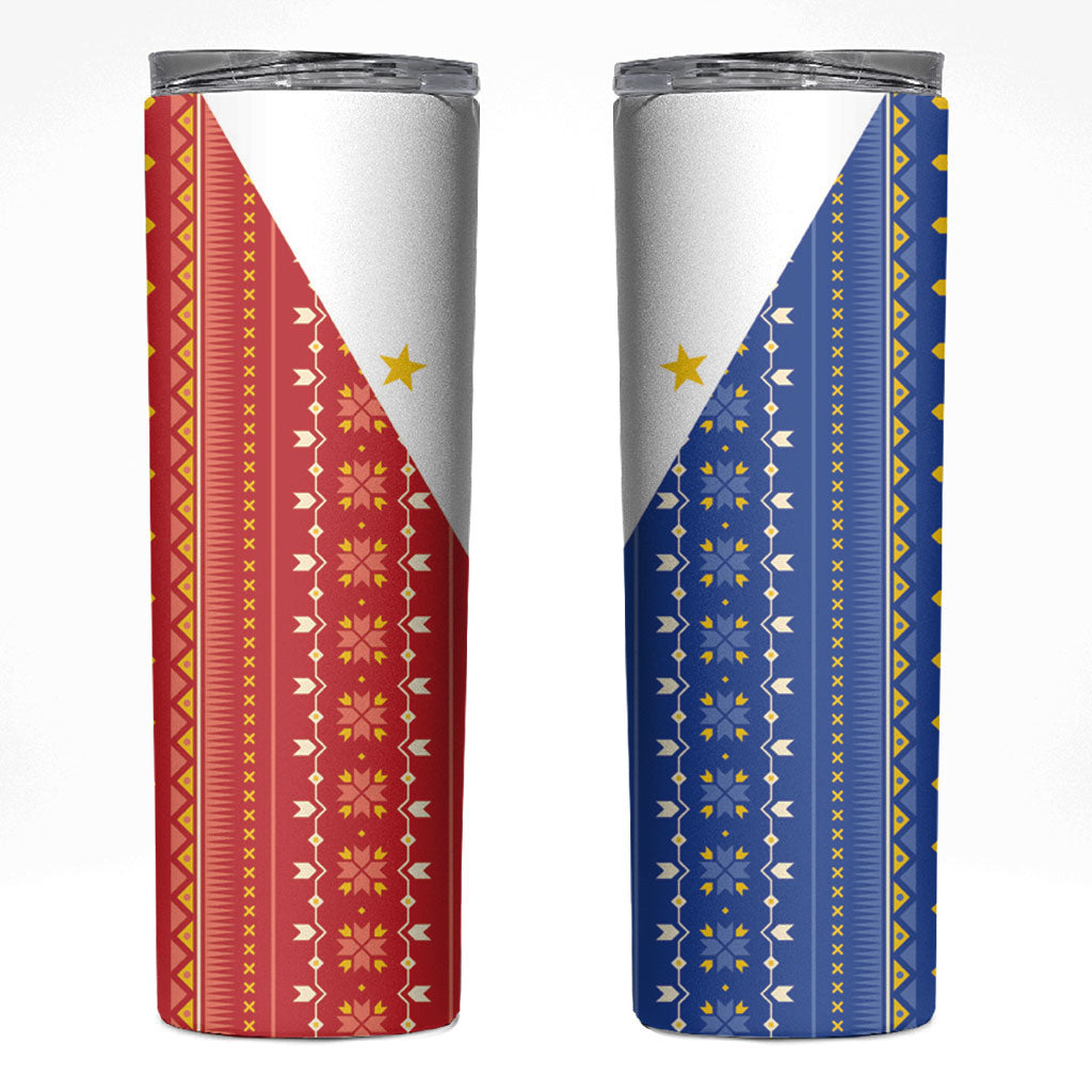 Philippines Sun Skinny Tumbler Igorot Tribal Inspiration