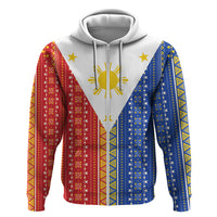 Philippines Sun Zip Hoodie Igorot Tribal Inspiration