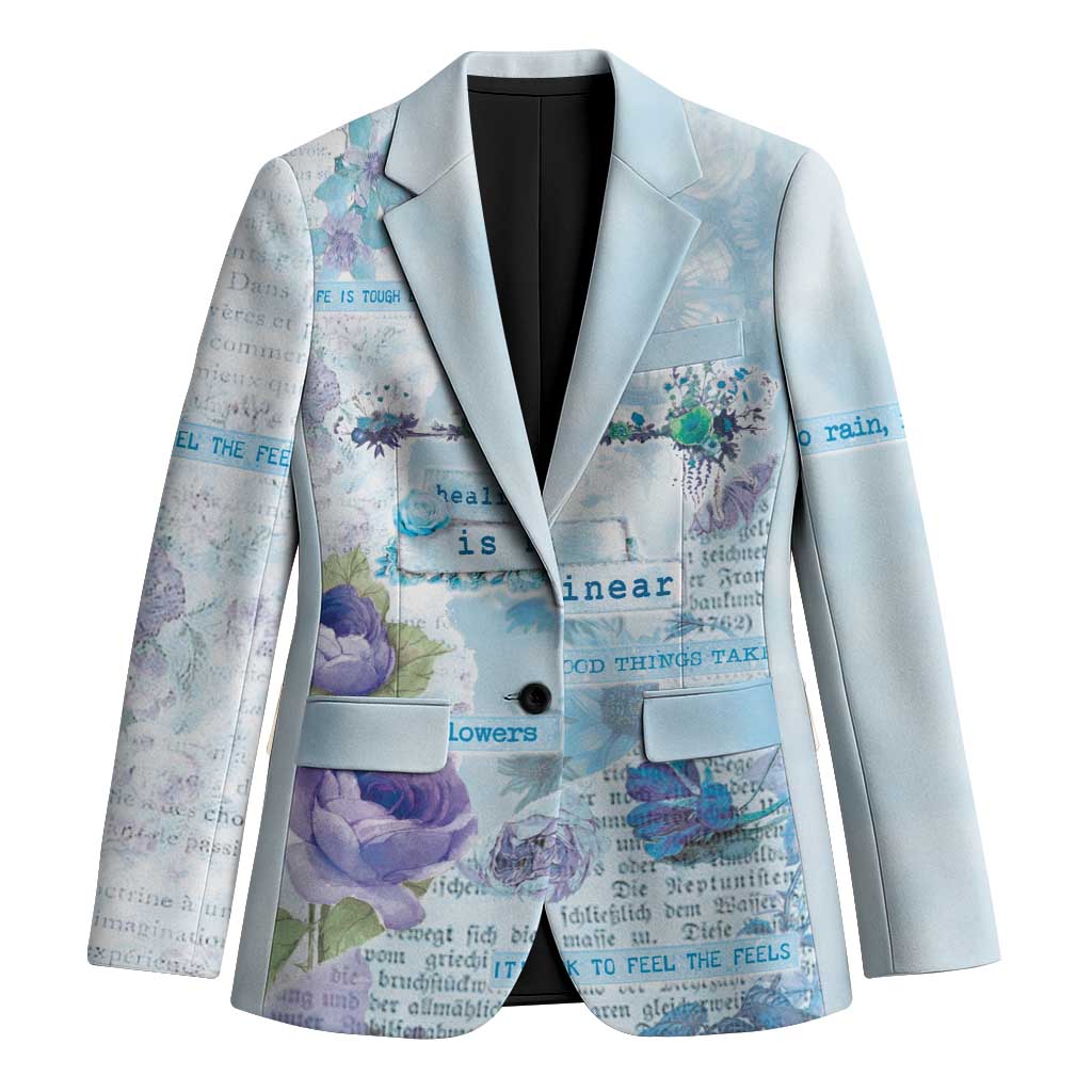 Mental Health Blazer Healing Is Not Linear - Wonder Print Shop