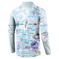 Mental Health Button Sweatshirt Healing Is Not Linear - Wonder Print Shop