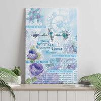 Mental Health Canvas Wall Art Healing Is Not Linear - Wonder Print Shop