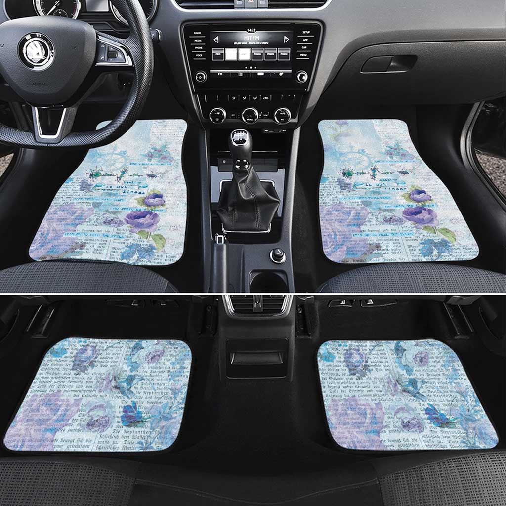 Mental Health Car Mats Healing Is Not Linear - Wonder Print Shop