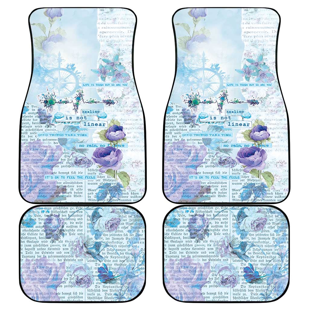 Mental Health Car Mats Healing Is Not Linear - Wonder Print Shop