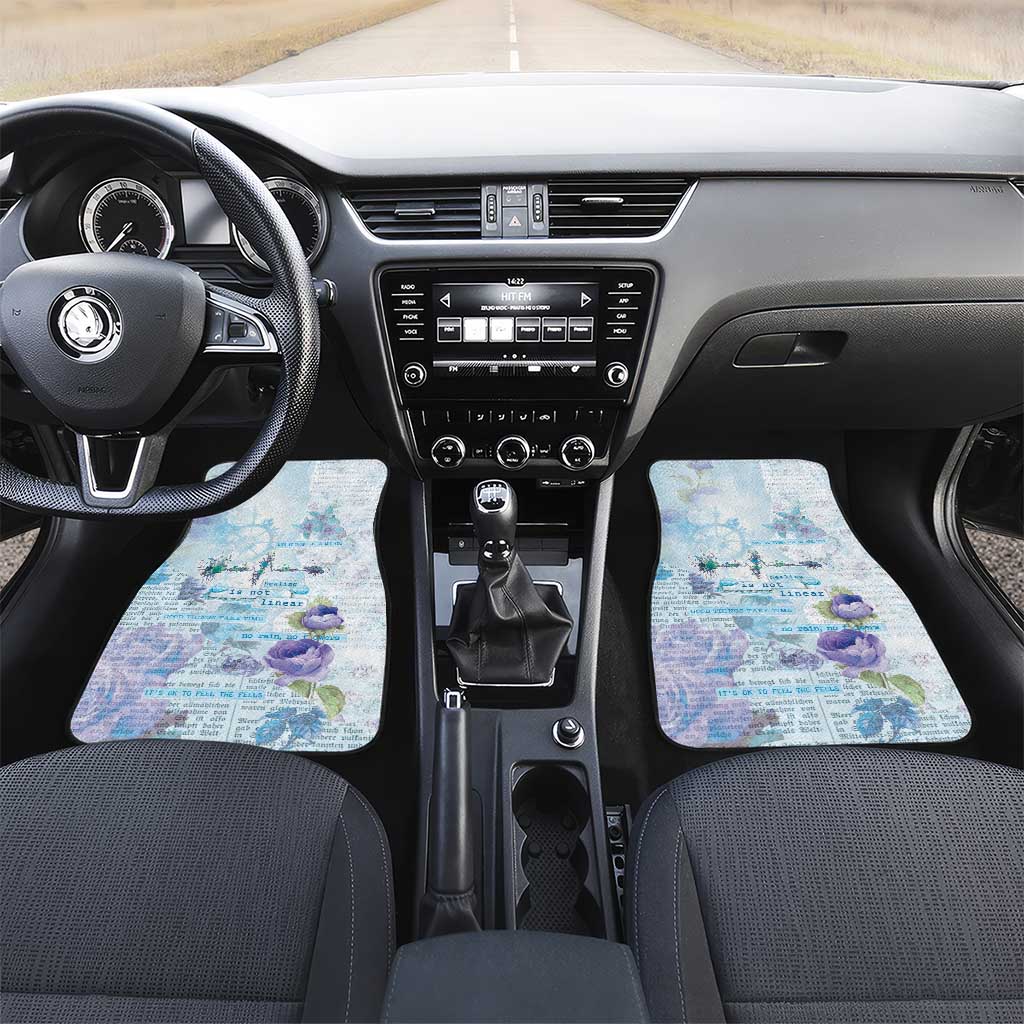 Mental Health Car Mats Healing Is Not Linear - Wonder Print Shop