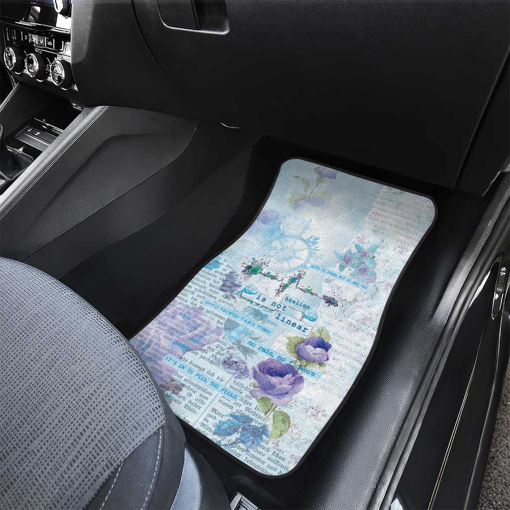 Mental Health Car Mats Healing Is Not Linear - Wonder Print Shop