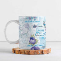 Mental Health Ceramic Mug Healing Is Not Linear - Wonder Print Shop