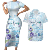 Mental Health Couples Matching Short Sleeve Bodycon Dress and Hawaiian Shirt Healing Is Not Linear - Wonder Print Shop