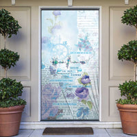 Mental Health Door Cover Healing Is Not Linear - Wonder Print Shop