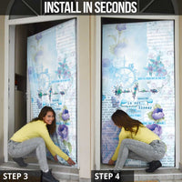 Mental Health Door Cover Healing Is Not Linear - Wonder Print Shop