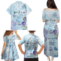 Mental Health Family Matching Puletasi and Hawaiian Shirt Healing Is Not Linear - Wonder Print Shop