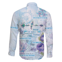 Mental Health Family Matching Puletasi and Hawaiian Shirt Healing Is Not Linear - Wonder Print Shop