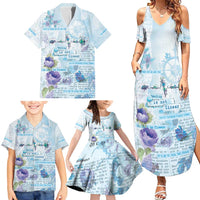 Mental Health Family Matching Summer Maxi Dress and Hawaiian Shirt Healing Is Not Linear - Wonder Print Shop