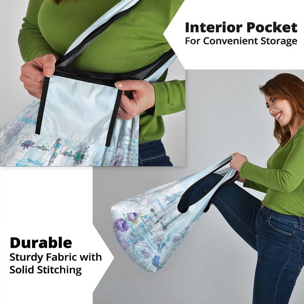 Mental Health Grocery Bag Healing Is Not Linear - Wonder Print Shop