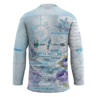 Mental Health Hockey Jersey Healing Is Not Linear - Wonder Print Shop