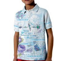 Mental Health Kid Polo Shirt Healing Is Not Linear - Wonder Print Shop