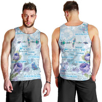 Mental Health Men Tank Top Healing Is Not Linear - Wonder Print Shop