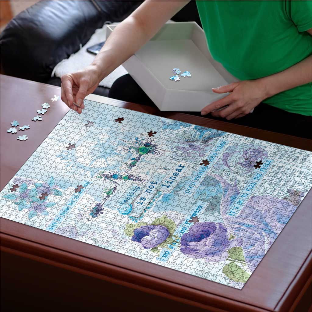 Mental Health Puzzle Healing Is Not Linear - Wonder Print Shop