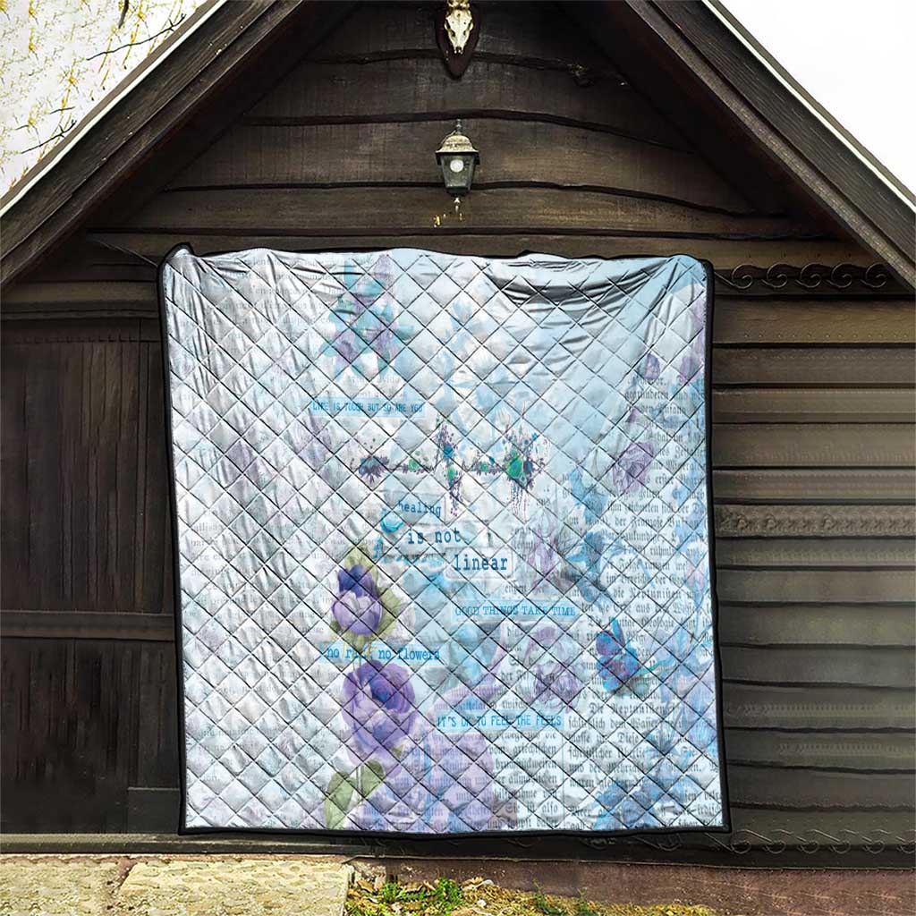 Mental Health Quilt Healing Is Not Linear - Wonder Print Shop