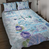 Mental Health Quilt Bed Set Healing Is Not Linear - Wonder Print Shop