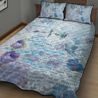 Mental Health Quilt Bed Set Healing Is Not Linear - Wonder Print Shop