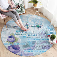 Mental Health Round Carpet Healing Is Not Linear - Wonder Print Shop