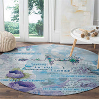 Mental Health Round Carpet Healing Is Not Linear - Wonder Print Shop