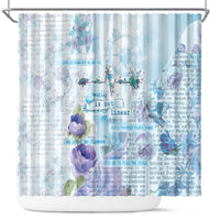 Mental Health Shower Curtain Healing Is Not Linear - Wonder Print Shop