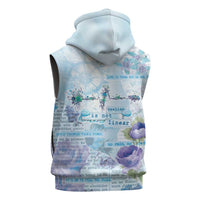 Mental Health Sleeveless Hoodie Healing Is Not Linear - Wonder Print Shop