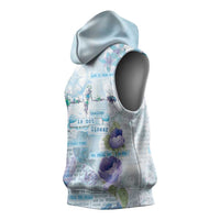 Mental Health Sleeveless Hoodie Healing Is Not Linear - Wonder Print Shop