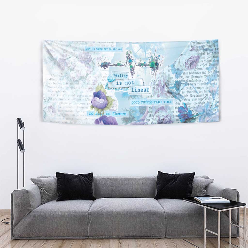 Mental Health Tapestry Healing Is Not Linear - Wonder Print Shop