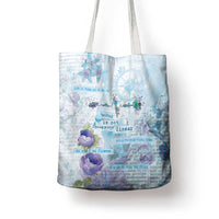 Mental Health Tote Bag Healing Is Not Linear - Wonder Print Shop
